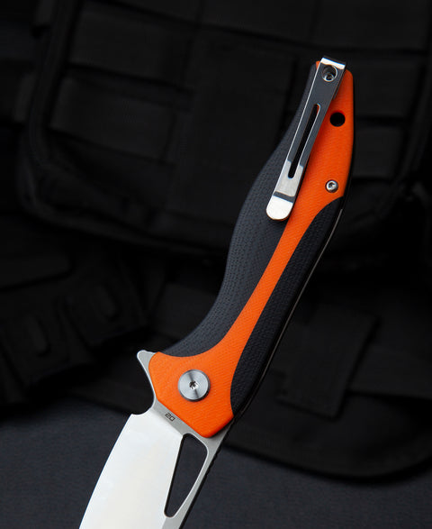 BESTECH KOMODO G10 Handle: 3.35" D2 Blade BG26C