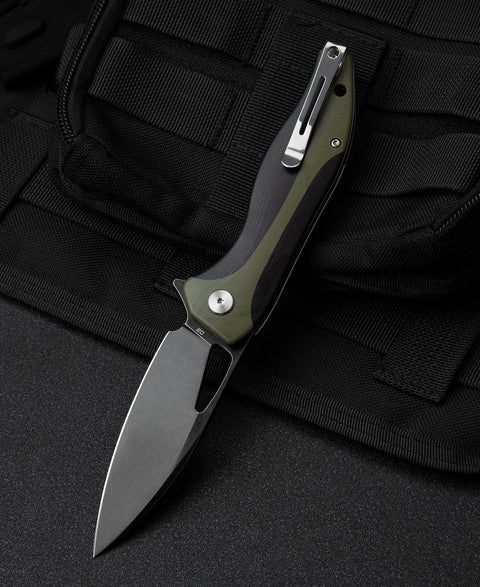 BESTECH KOMODO G10 Handle: 3.35" D2 Blade BG26D