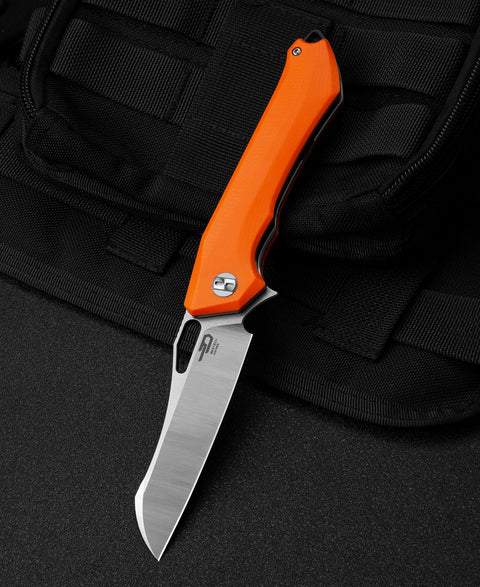 BESTECH PLATYPUS G10 Handle: 3.43" D2 Blade BG28B