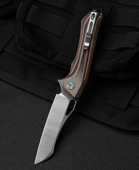 BESTECH PLATYPUS G10 Handle: 3.43" D2 Blade BG28C