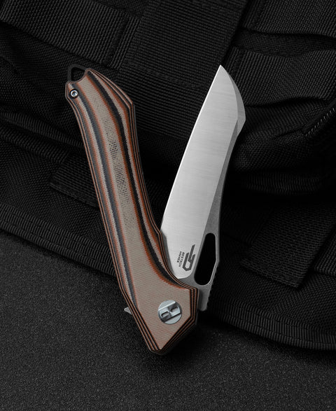BESTECH PLATYPUS G10 Handle: 3.43" D2 Blade BG28C