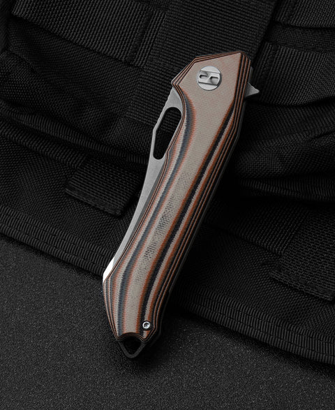 BESTECH PLATYPUS G10 Handle: 3.43" D2 Blade BG28C