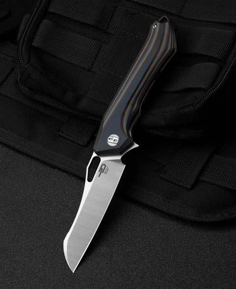 BESTECH PLATYPUS G10 Handle: 3.43" D2 Blade BG28D