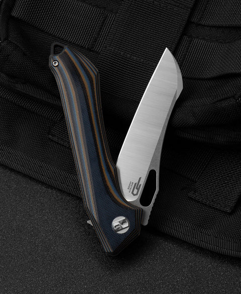 BESTECH PLATYPUS G10 Handle: 3.43" D2 Blade BG28D