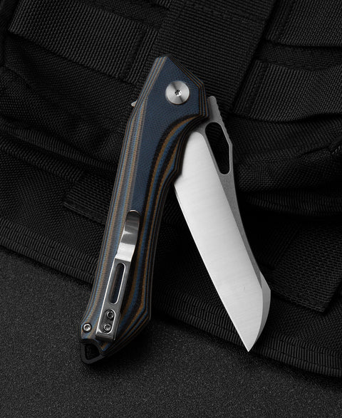 BESTECH PLATYPUS G10 Handle: 3.43" D2 Blade BG28D