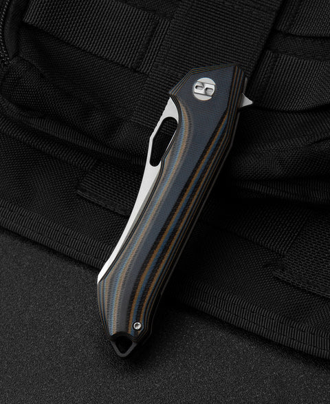 BESTECH PLATYPUS G10 Handle: 3.43" D2 Blade BG28D