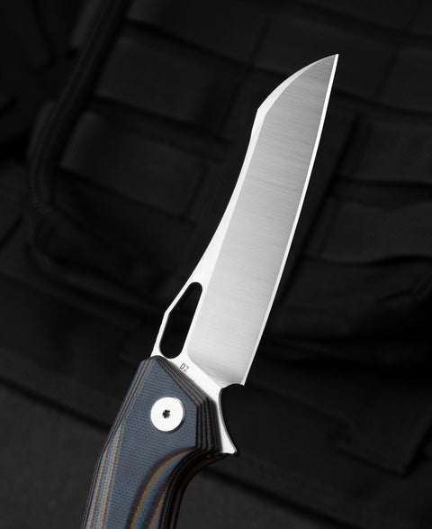 BESTECH PLATYPUS G10 Handle: 3.43" D2 Blade BG28D