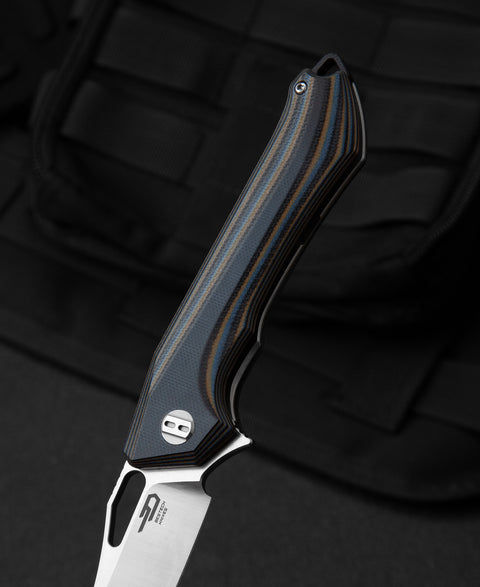 BESTECH PLATYPUS G10 Handle: 3.43" D2 Blade BG28D