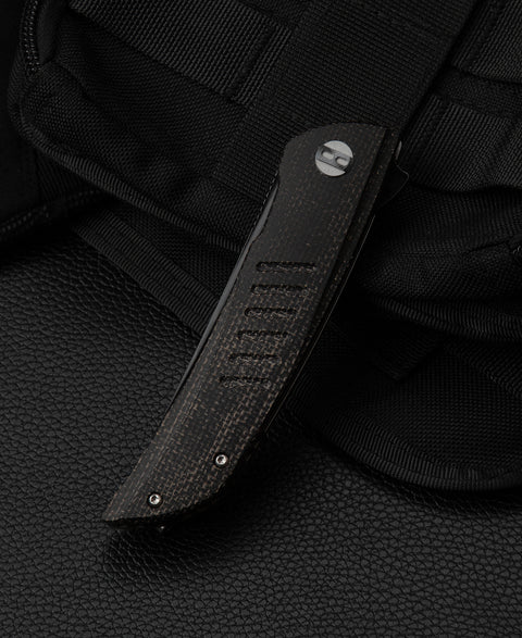 BESTECH SWIFT BG30B-2: Black Micarta Handle 3.54" D2 Blade