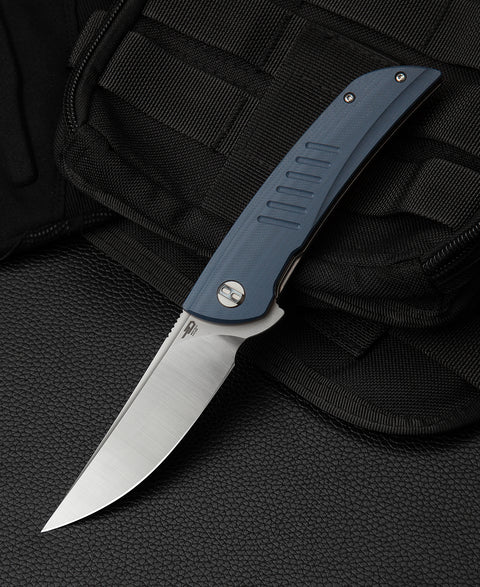BESTECH SWIFT Grey G10 Handle: 3.54" D2 Blade BG30E