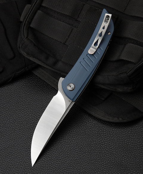 BESTECH SWIFT Grey G10 Handle: 3.54" D2 Blade BG30E