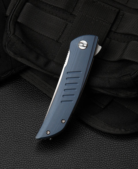 BESTECH SWIFT Grey G10 Handle: 3.54" D2 Blade BG30E