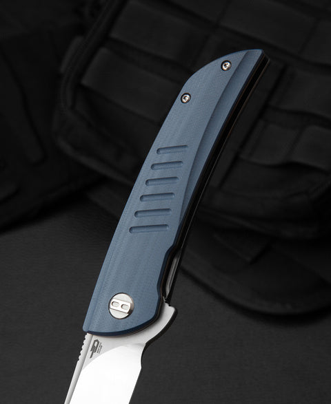 BESTECH SWIFT Grey G10 Handle: 3.54" D2 Blade BG30E