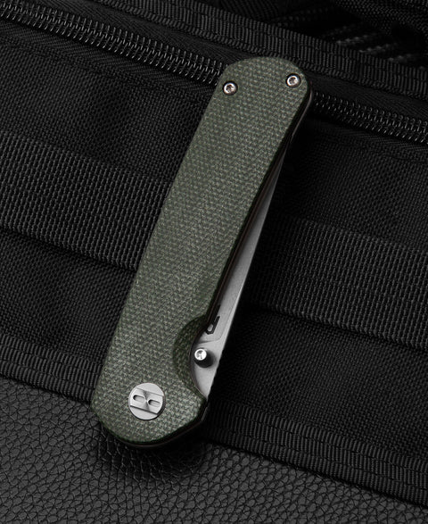 BESTECH SLEDGEHAMMER Green Micarta Handle: 3" D2 Blade BG31B-1