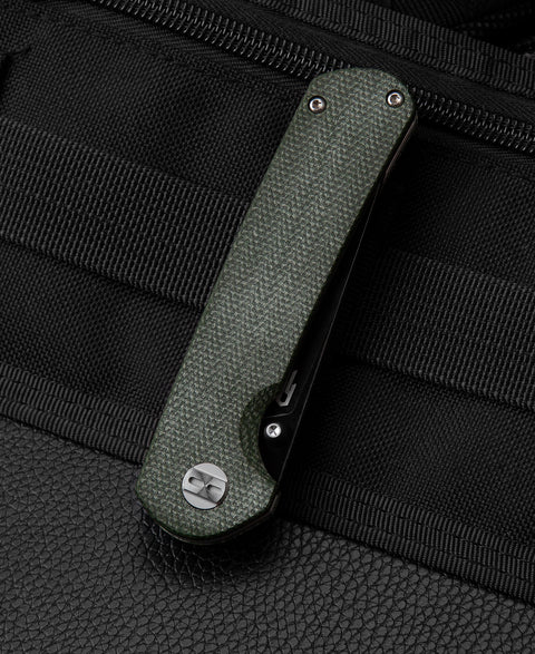 BESTECH SLEDGEHAMMER Green Micarta Handle: 3" D2 Blade BG31B-2