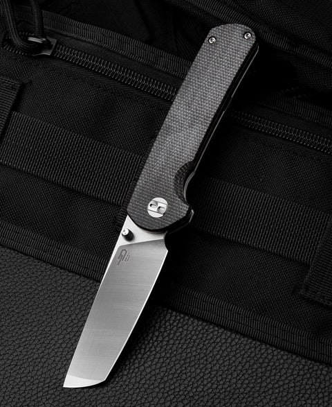 BESTECH SLEDGEHAMMER Black Micarta Handle: 3" D2 Blade BG31C