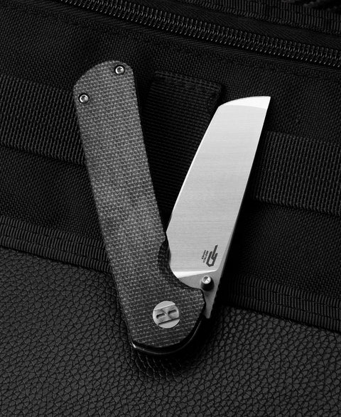 BESTECH SLEDGEHAMMER Black Micarta Handle: 3" D2 Blade BG31C