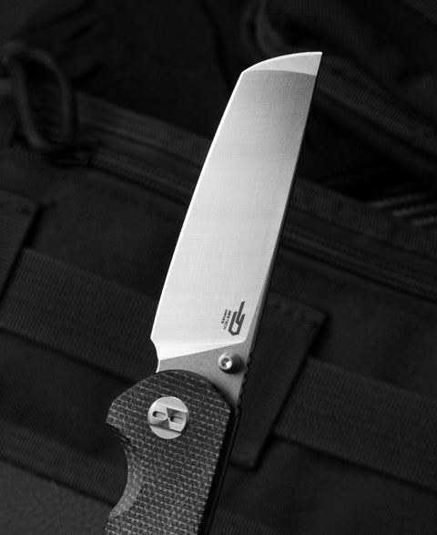 BESTECH SLEDGEHAMMER Black Micarta Handle: 3" D2 Blade BG31C
