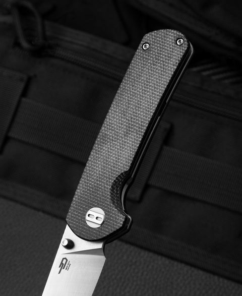 BESTECH SLEDGEHAMMER Black Micarta Handle: 3" D2 Blade BG31C