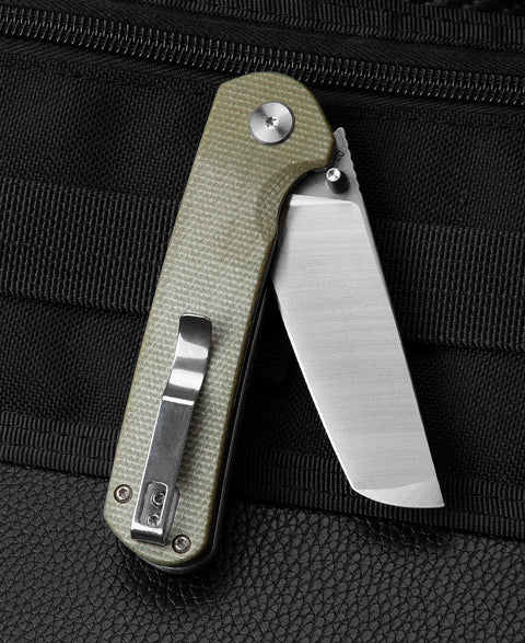 BESTECH SLEDGEHAMMER Beige Micarta Handle: 3" D2 Blade BG31D