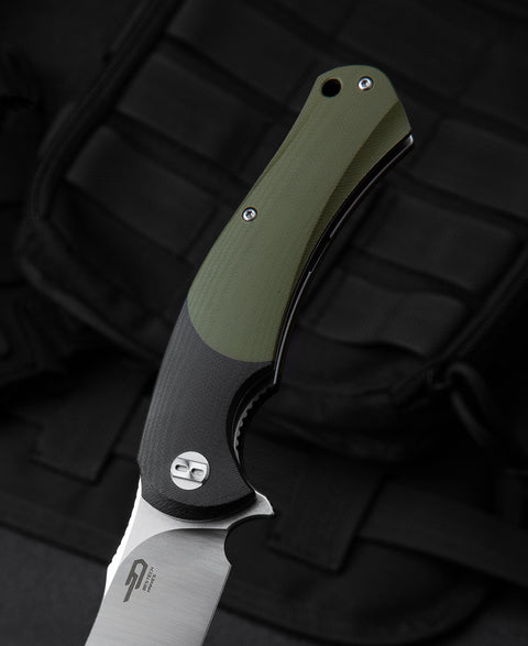 BESTECH PENGUIN G10 Handle: 3.62" D2 Blade BG32A