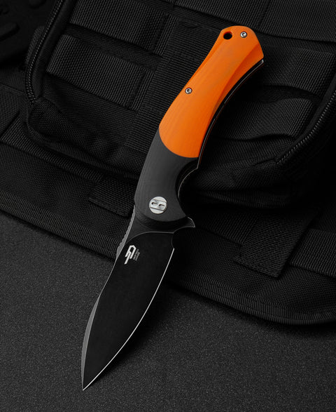 BESTECH PENGUIN G10 Handle: 3.62" D2 Blade BG32D