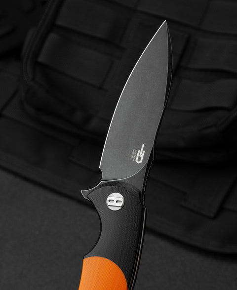 BESTECH PENGUIN G10 Handle: 3.62" D2 Blade BG32D