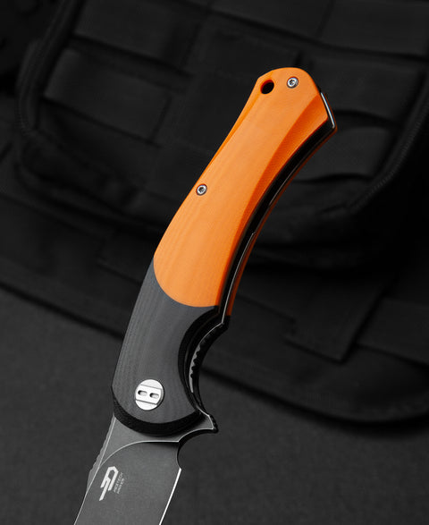 BESTECH PENGUIN G10 Handle: 3.62" D2 Blade BG32D