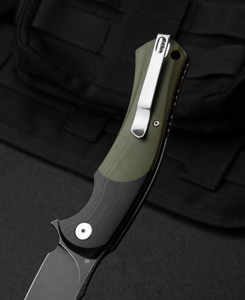 BESTECH PENGUIN G10 Handle: 3.62" D2 Blade BG32E