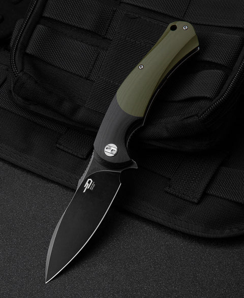 BESTECH PENGUIN G10 Handle: 3.62" D2 Blade BG32E