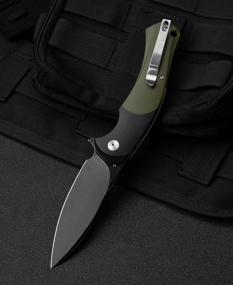 BESTECH PENGUIN G10 Handle: 3.62" D2 Blade BG32E