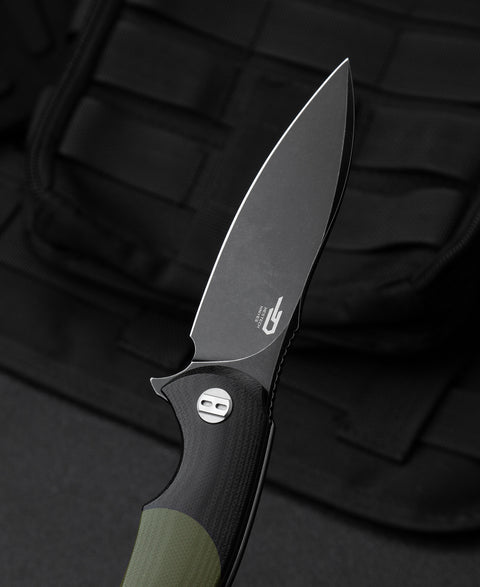 BESTECH PENGUIN G10 Handle: 3.62" D2 Blade BG32E