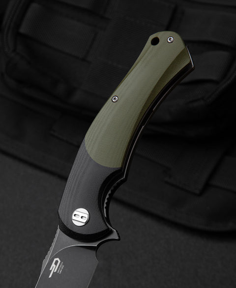 BESTECH PENGUIN G10 Handle: 3.62" D2 Blade BG32E