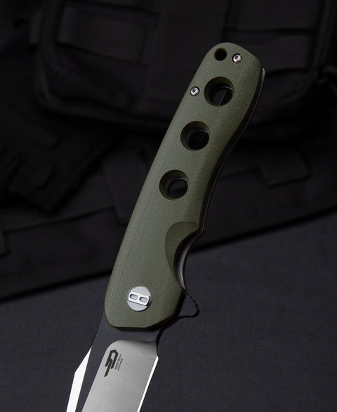 BESTECH ARCTIC BG33B-1 G10 Handle: 3.54" D2 Blade