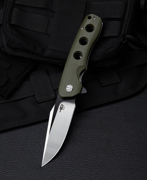 BESTECH ARCTIC BG33B-1 G10 Handle: 3.54" D2 Blade