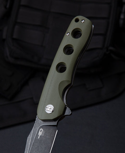 BESTECH ARCTIC BG33B-2 G10 Handle: 3.54" D2 Blade