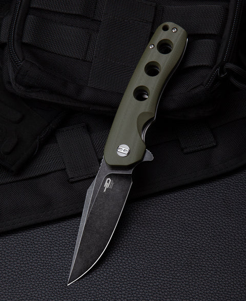 BESTECH ARCTIC BG33B-2 G10 Handle: 3.54" D2 Blade