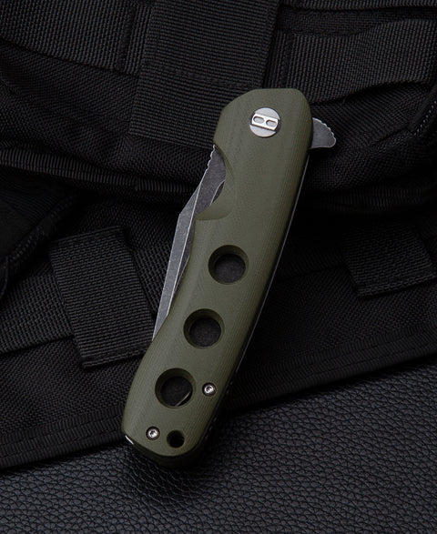 BESTECH ARCTIC BG33B-2 G10 Handle: 3.54" D2 Blade