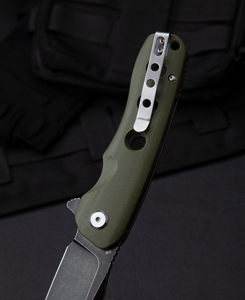 BESTECH ARCTIC BG33B-2 G10 Handle: 3.54" D2 Blade