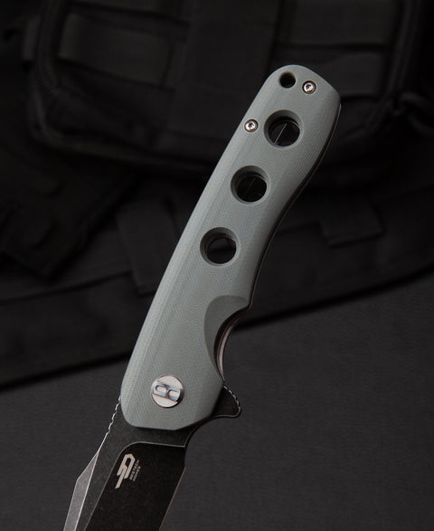 BESTECH ARCTIC BG33C-2 G10 Handle: 3.54" D2 Blade