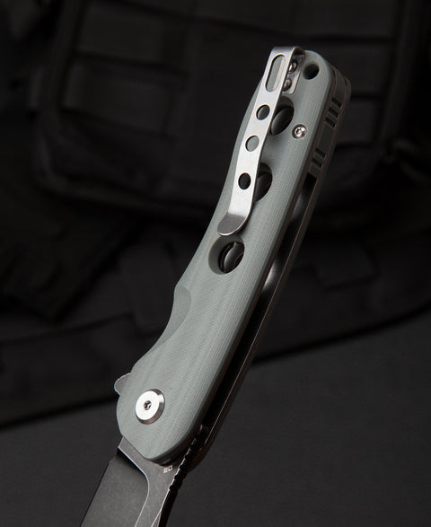 BESTECH ARCTIC BG33C-2 G10 Handle: 3.54" D2 Blade