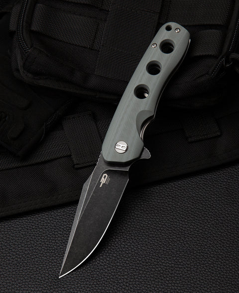 BESTECH ARCTIC BG33C-2 G10 Handle: 3.54" D2 Blade