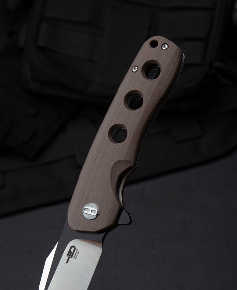 BESTECH ARCTIC BG33D-1 G10 Handle: 3.54" D2 Blade