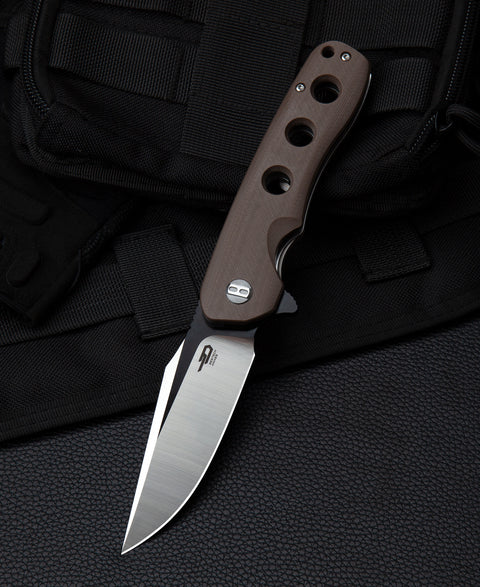 BESTECH ARCTIC BG33D-1 G10 Handle: 3.54" D2 Blade