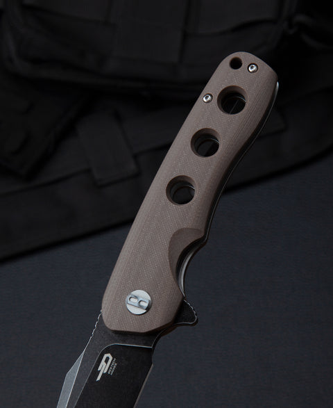 BESTECH ARCTIC BG33D-2 G10 Handle: 3.54" D2 Blade