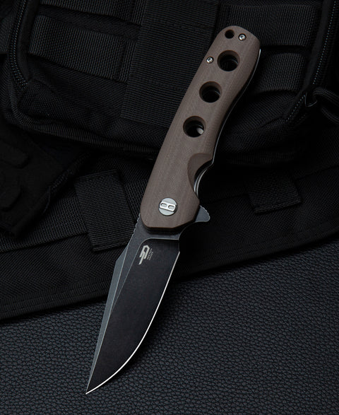 BESTECH ARCTIC BG33D-2 G10 Handle: 3.54" D2 Blade