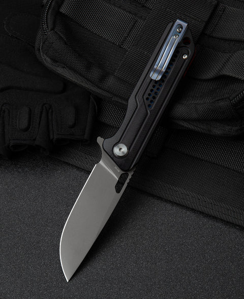 BESTECH CIRCUIT G10 Handle: 3.23" K110 Blade BG35A-2(Black Spacer)