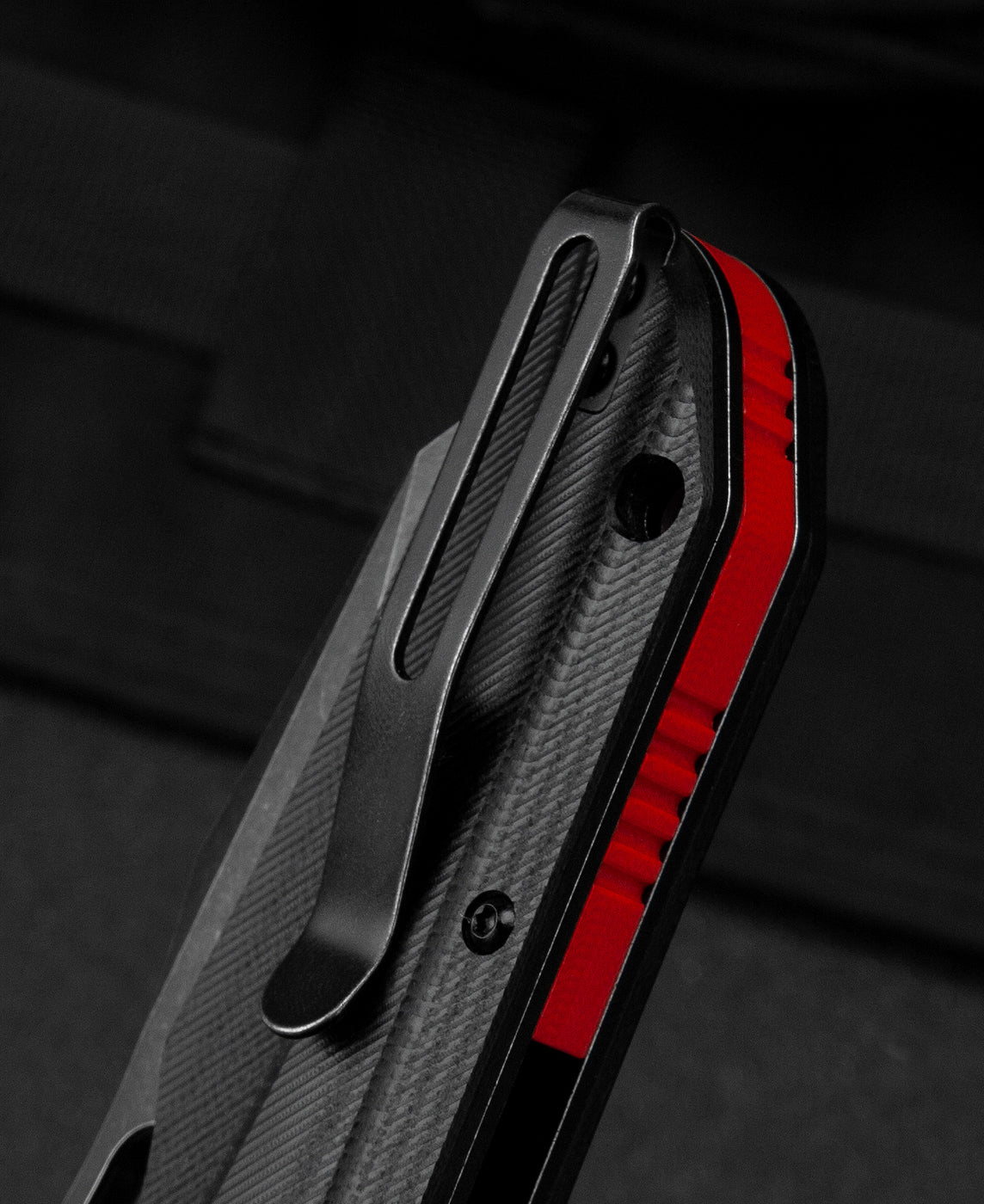 BESTECH OPERATOR Black G10 Handle: 3.47