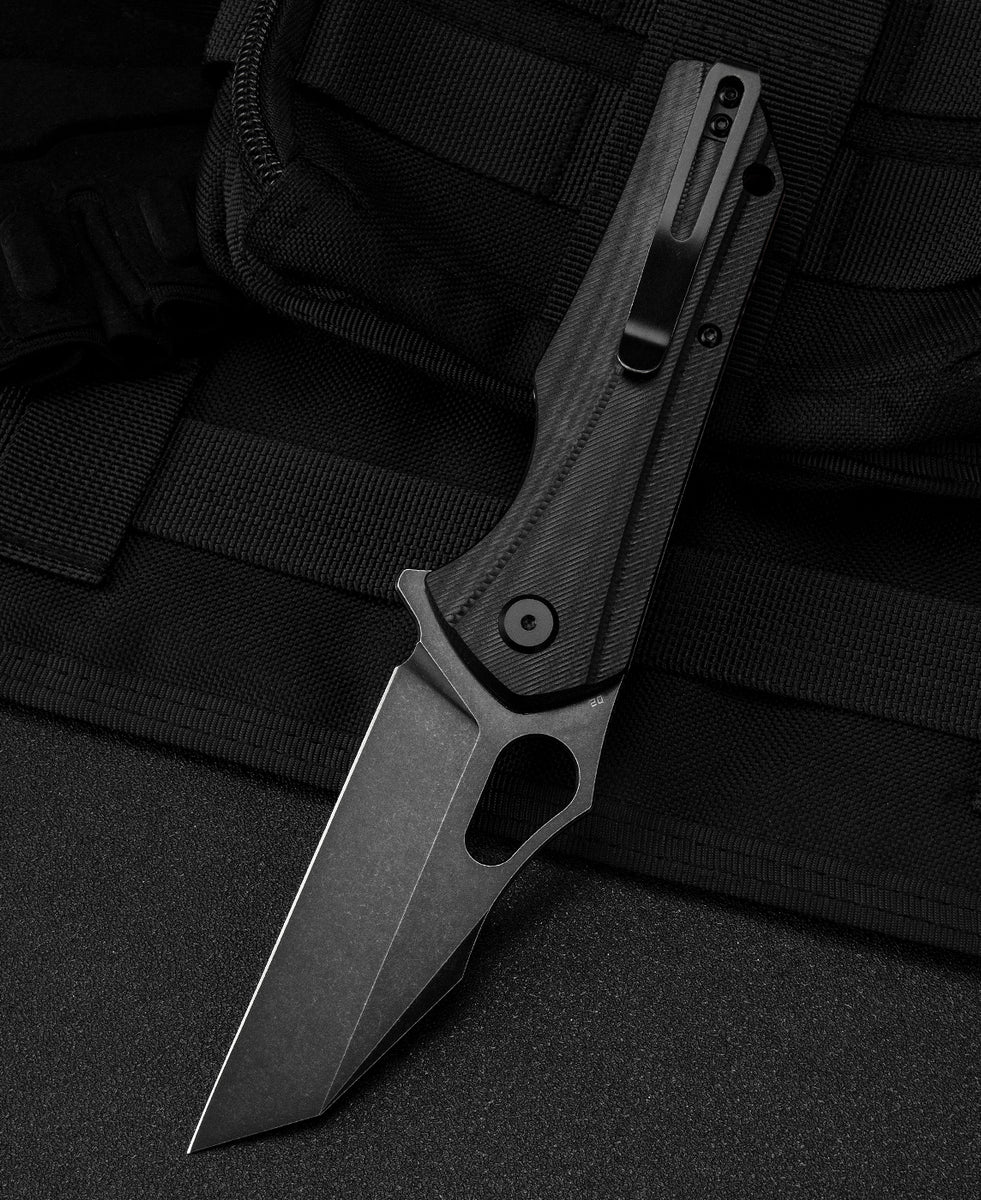 BESTECH OPERATOR Black G10 Handle: 3.47