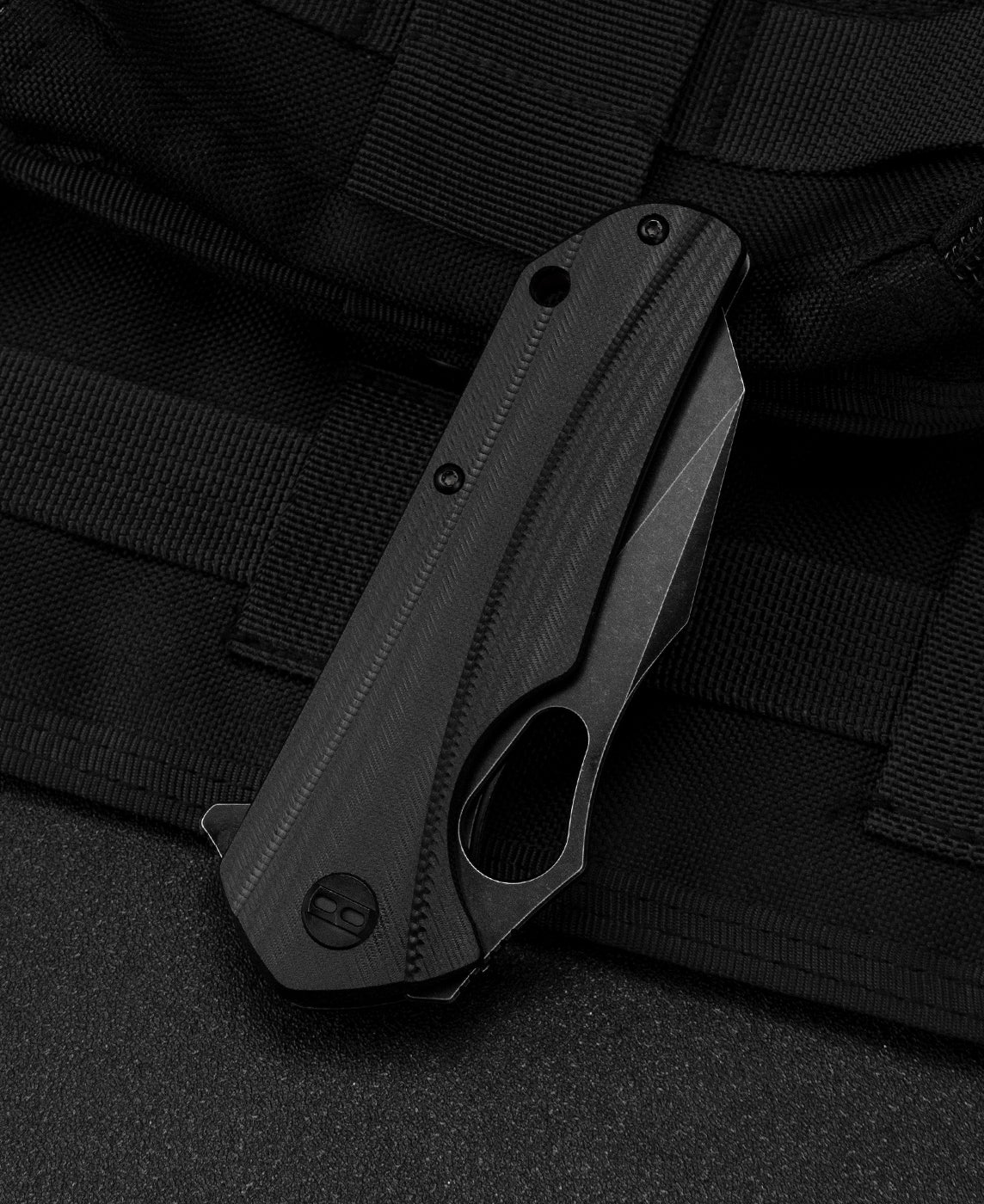 BESTECH OPERATOR Black G10 Handle: 3.47
